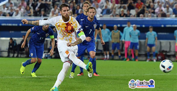 Sergio Ramos Cuek Spanyol Hadapi Italia di Babak ke-16 Besar